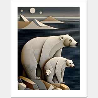 Polar Bears - Inuit Art Posters and Art